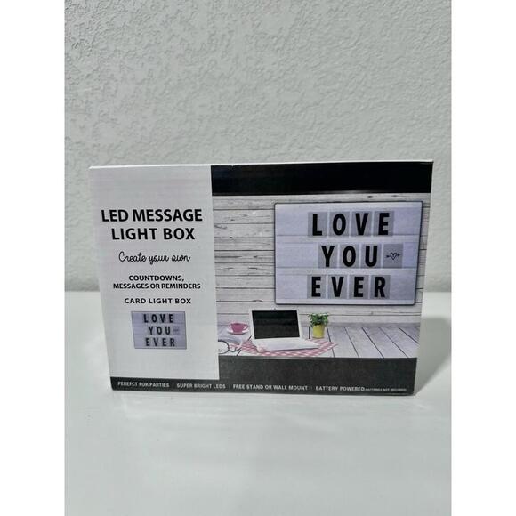 LED Message Light Box Countdowns, Messages or Reminders - White - Picture 5 of 5